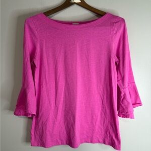 Lilly Pulitzer Pink Women's 3/4 sleeve Top in size small